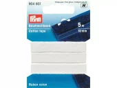 Prym Bomullsbånd - 10mm x 5m – Hvit