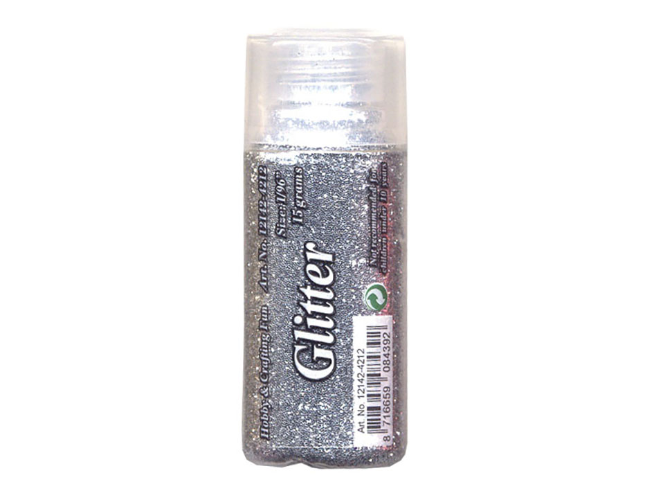 Glitter 15g - Sølv