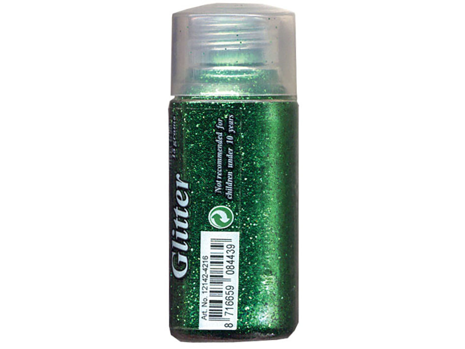 Glitter 15g - Grønn