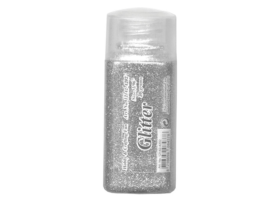 Glitter 30g - Sølv
