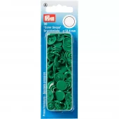 Prym Non-sew Color Snaps – Ø12.4 – Gressgrønn