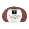 Alpakka Tweed - 131 Mørk rust (Utgått farge)