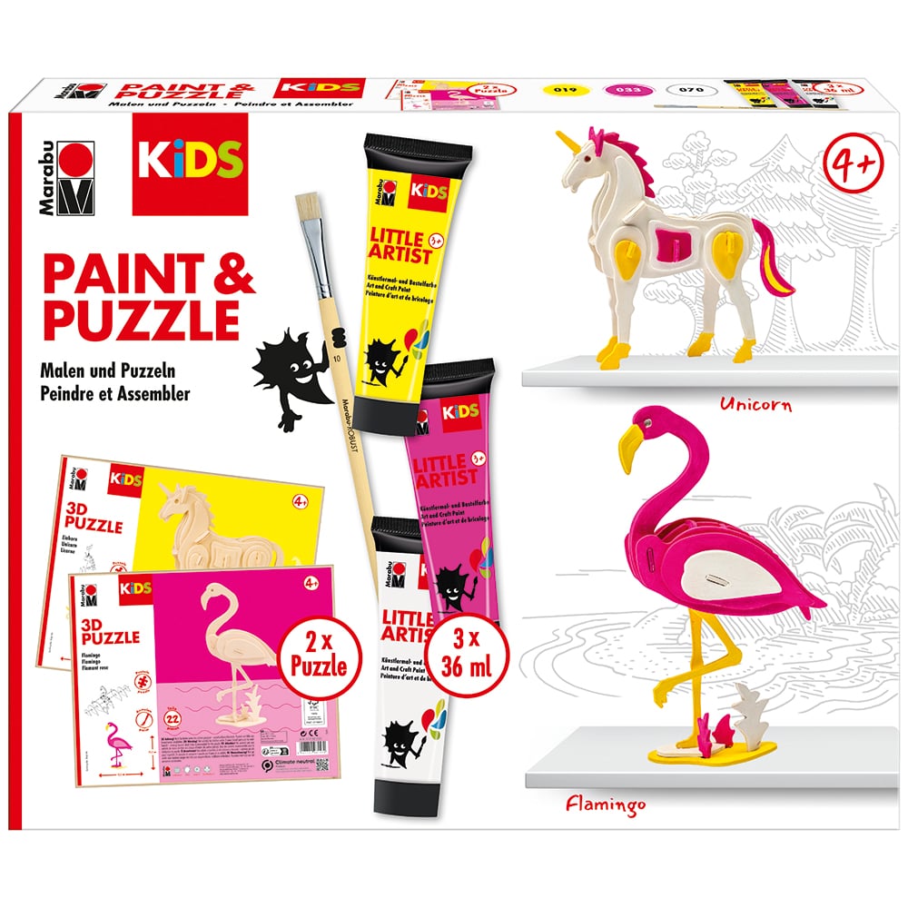 Marabu Kids Little artist - Maling og puzzel