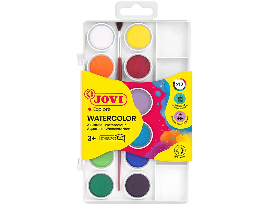 Jovi Watercolor 12 farger