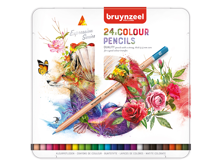 Bruynzeel Expression Fargeblyanter - Sett 24stk