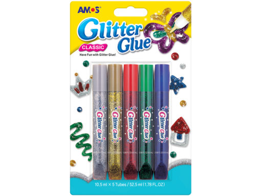 Amos glitterlim Blister Classic 10,5ml * 5