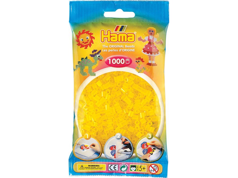 Hama Midi super 1000s – 14 Transparent gul