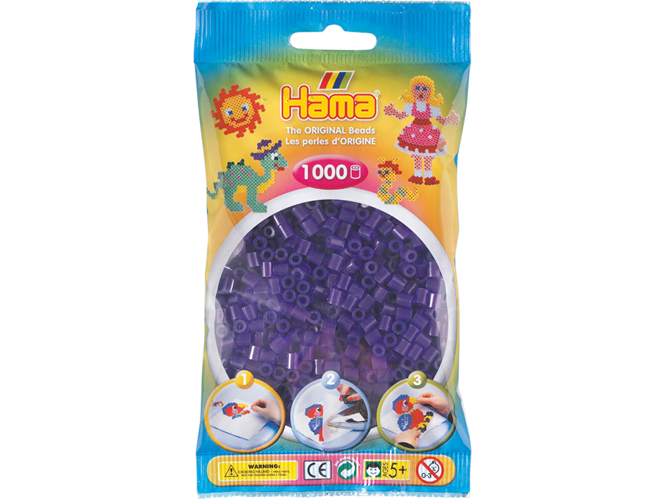 Hama Midi super 1000s – 24 Transparent lilla