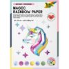 Folia Speilkartong og papir - 12ark - MAGIC RAINBOW