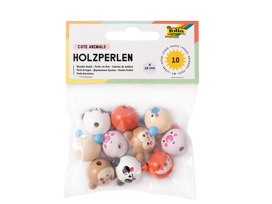 Folia Treperler 18mm 10stk - Cute animals