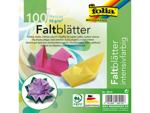 Folia origamipapir 70g 15*15cm 100ark