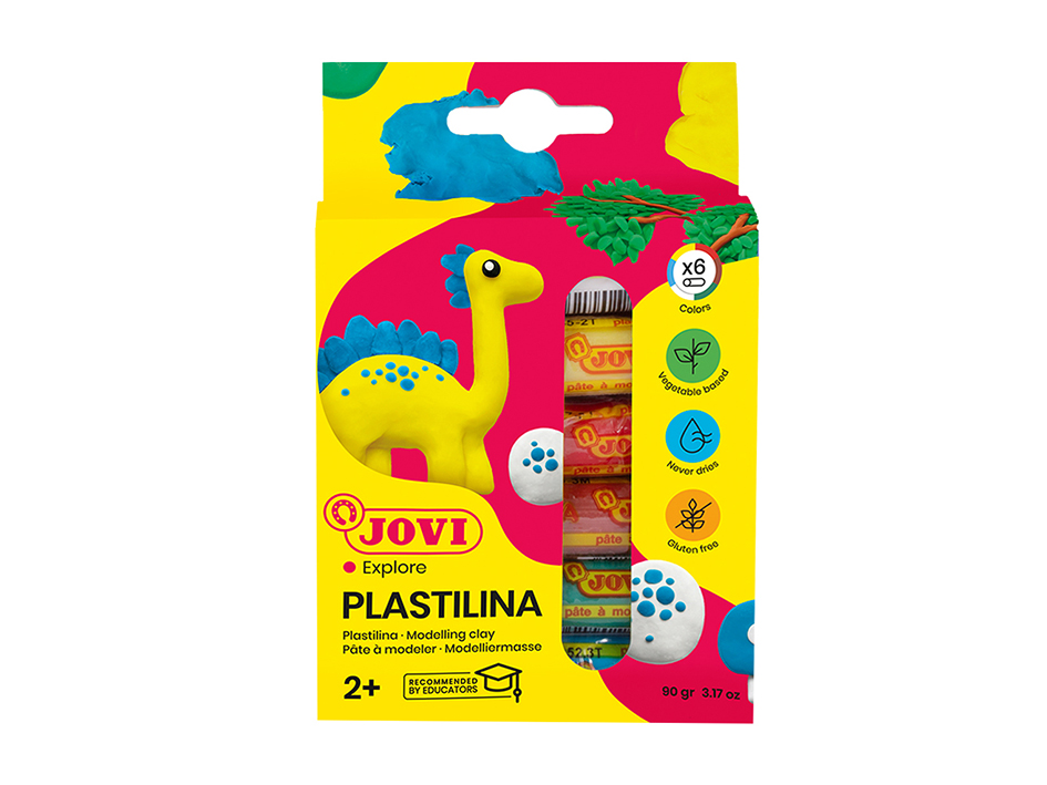 Jovi Plastilina Sett med 6 farger