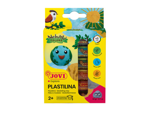 Jovi Plastilina Sett med 6 naturfarger