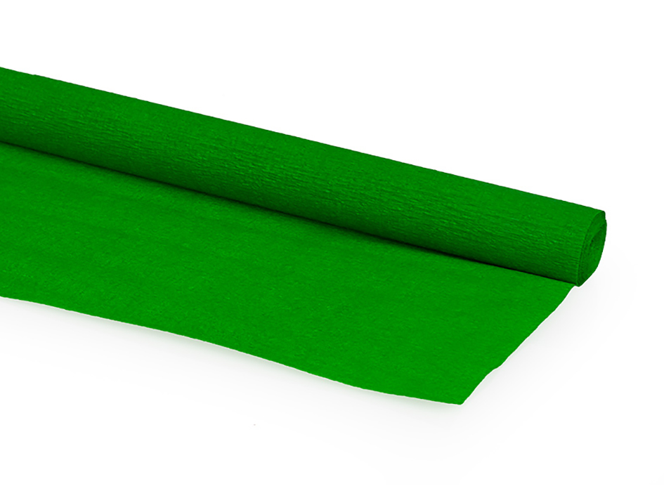 Sadipal Kreppapir S – 50x250cm 32g/m – Medium grønn