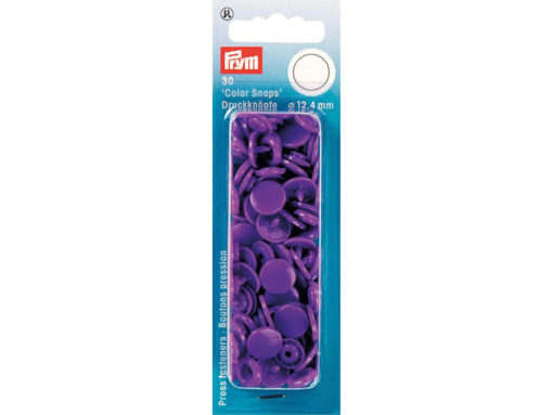 Prym Non-sew Color Snaps – Ø12.4 – Lilla