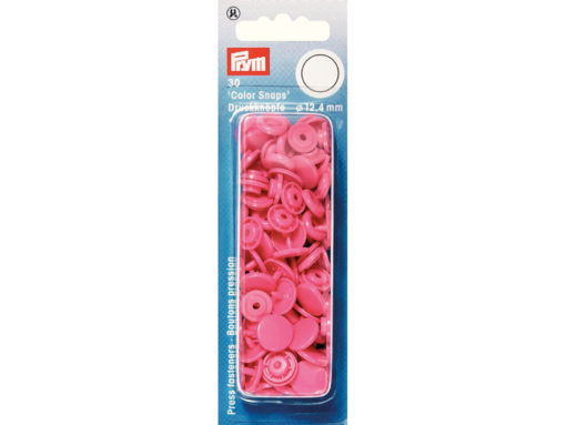 Prym Non-sew Color Snaps – Ø12.4 – Rosa