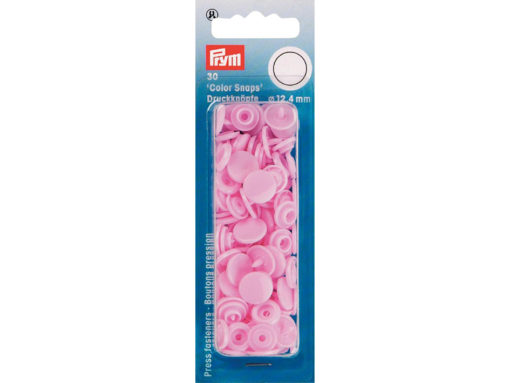 Prym Non-sew Color Snaps – Ø12.4 – Lys rosa