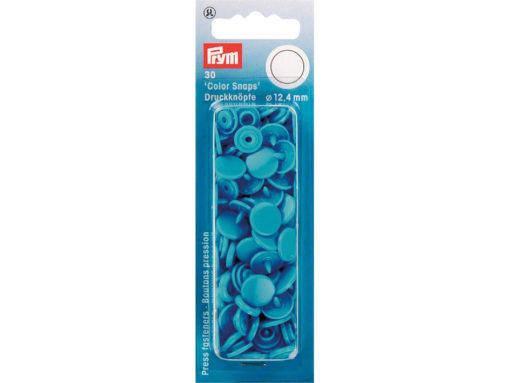 Prym Non-sew Color Snaps – Ø12.4 – Stålblå