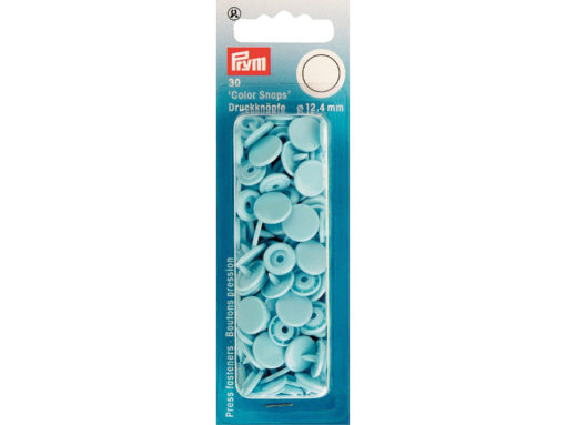 Prym Non-sew Color Snaps – Ø12.4 – Lys blå