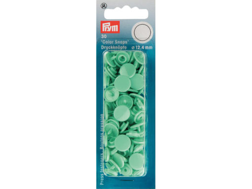 Prym Non-sew Color Snaps – Ø12.4 – Mint