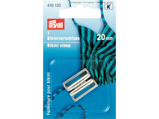 Prym Bikinilås 20mm 1stk sølvfarget