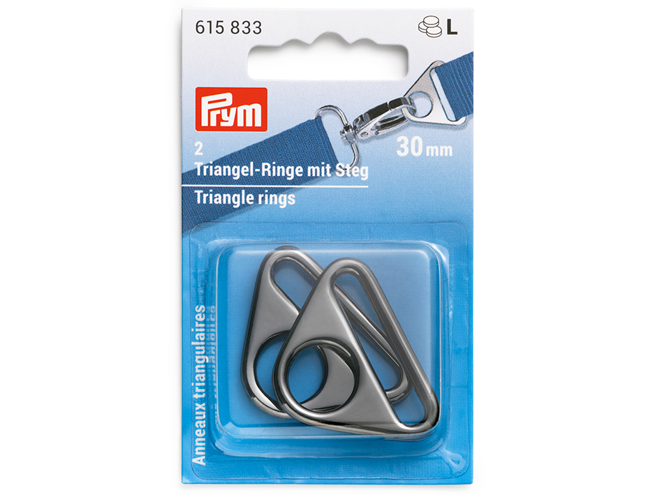 Prym Triangel ring 2stk 30mm - Gunmetal