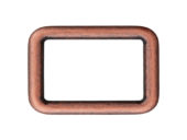Ring rektanulær 500511 25mm 87 Antikk kobber