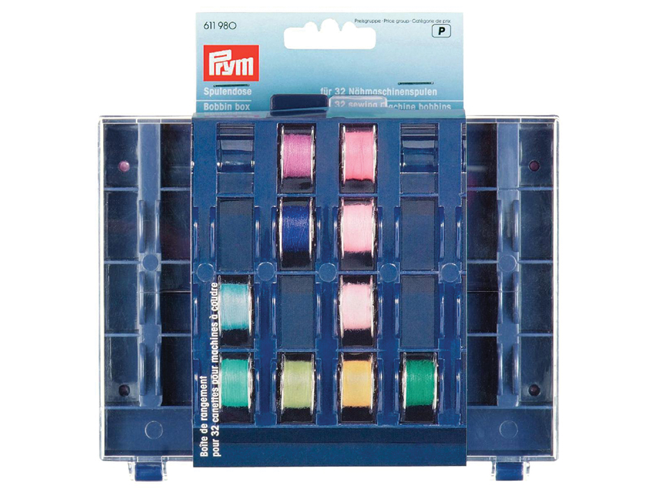 Prym Bobbin box – plass til 32 underspoler