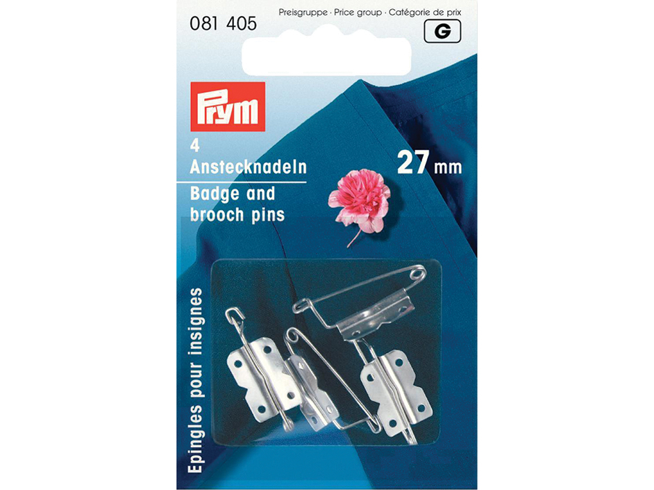 Prym Brosjenåler 27mm 4stk