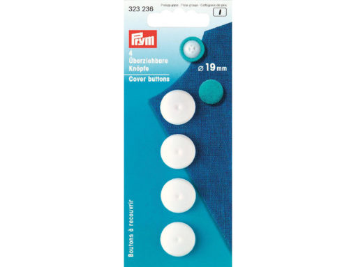 Prym overtrekkbare knapper 19mm 4stk