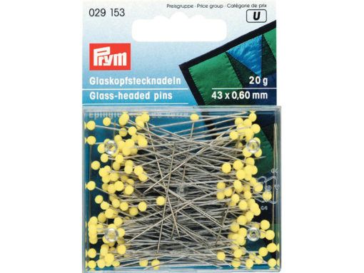 Prym knappenåler glasshode no.1 43mm