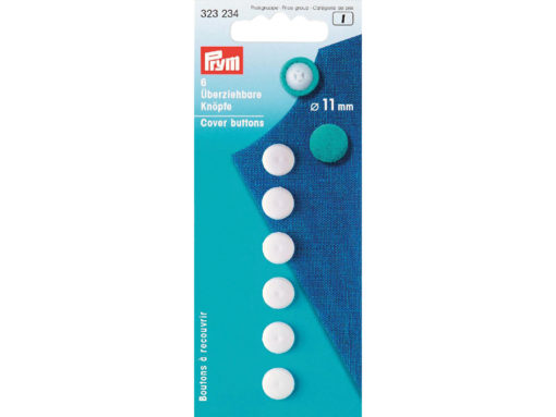 Prym overtrekkbare knapper 11mm 6stk