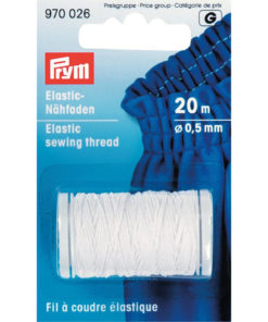 Prym Elastisk sytråd 0,5mm hvit