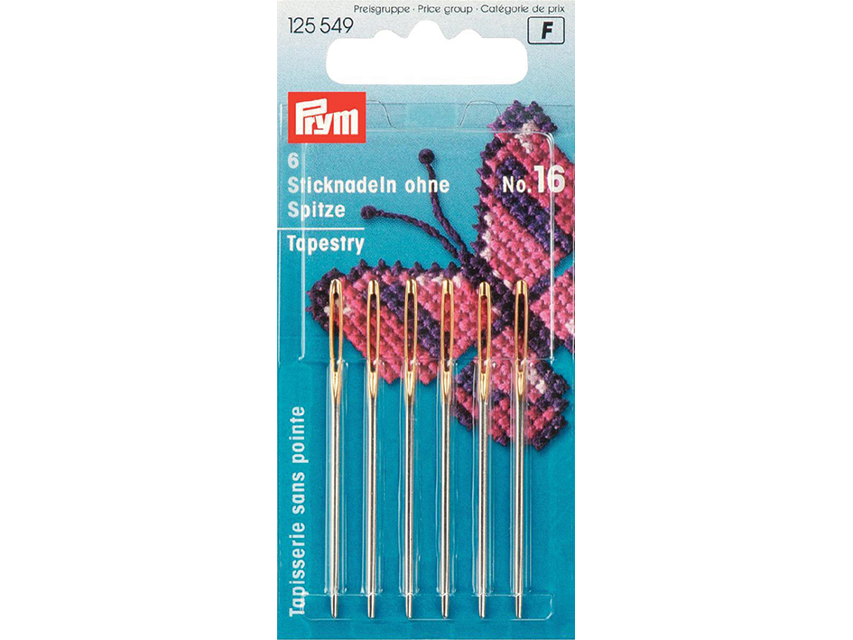 Prym Broderinåler – Butt No. 16 – 6stk