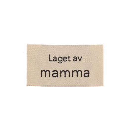 Merkelapp - Laget av mamma