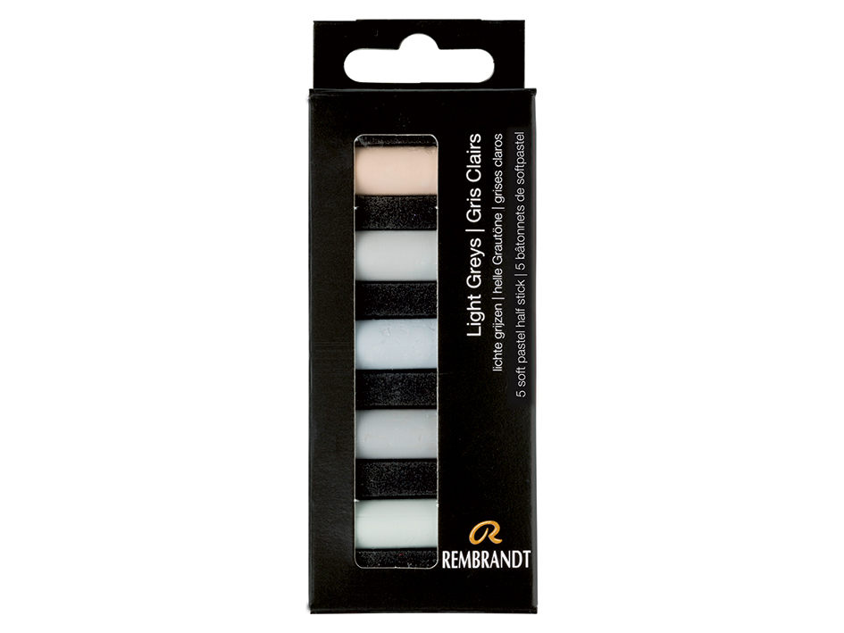 Rembrandt Soft Pastel - Set Light Greys 5.5