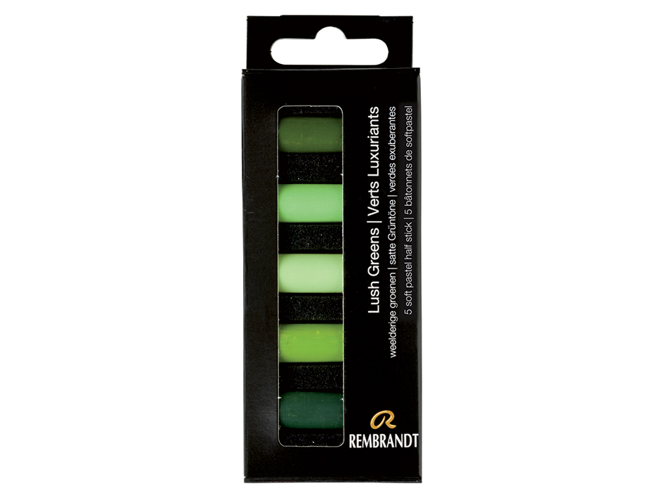 Rembrandt Soft Pastel - Set Lush Greens 5.5