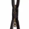 Eclair glidelås Metall M5 2-veis 100cm 000sort