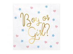Servietter Gender Reveal 20stk