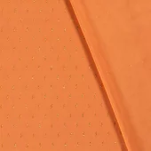 Viskose Poplin - Orange m/lurex (Misfarget i brett)
