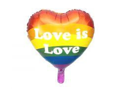 Ballong Love is Love Folie, 35 cm