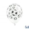 Ballonger med Fotball 30cm, 6 pk