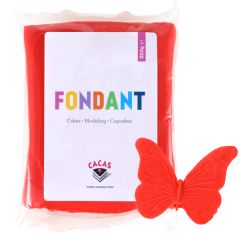 Fondant Cacas Rød 250g