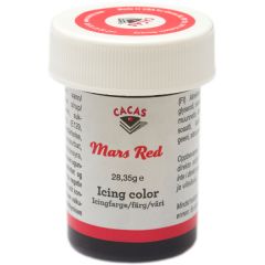 Icingfarge Mars Rød Cacas 28,35 g