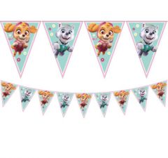 Flaggrekke Paw Patrol Skye And Eve-rest, 9 flagg