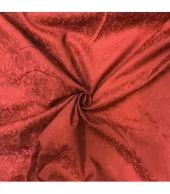 Bomull Damask - Rød