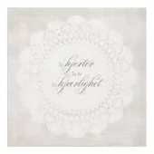 Servietter - "To hjerter To liv En kjærlighet"