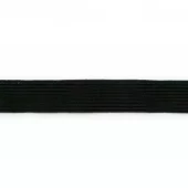 Elastikk - 16mm - Svart