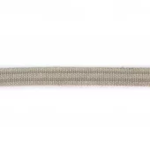 Bånd med striper - 11mm - Grå