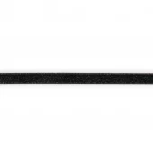 Satinbånd m/Lurex – 6mm – Svart